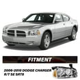 thumbnail image 3 of Left &Right For 2006-2010 Dodge Charger SE SXT SXT Headlight Chrome OE-Style, 3 of 14