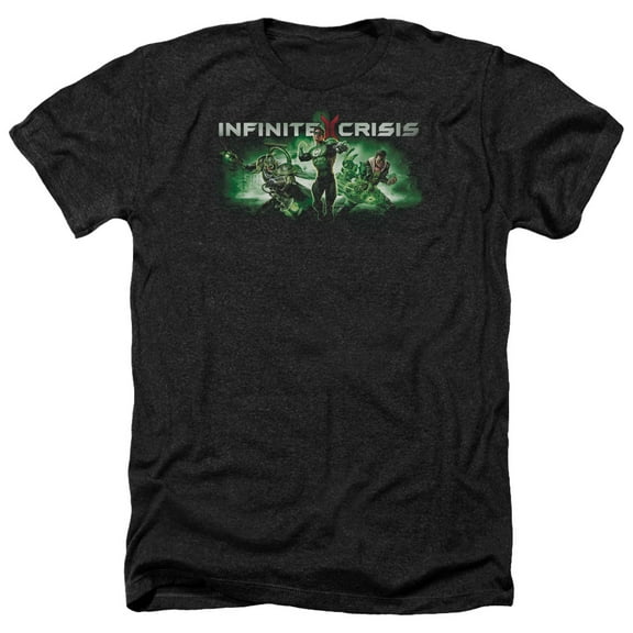 Infinite Crisis - Ic Green - Heather Short Sleeve Shirt - XXX-Large