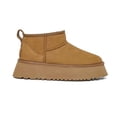 thumbnail image 1 of Botas de nieve para mujer, plataforma, suela gruesa, para uso exterior, invierno, nuevas, con piel integrada, impermeables, antideslizantes, zapatos cálidos de algodón, 1 of 5