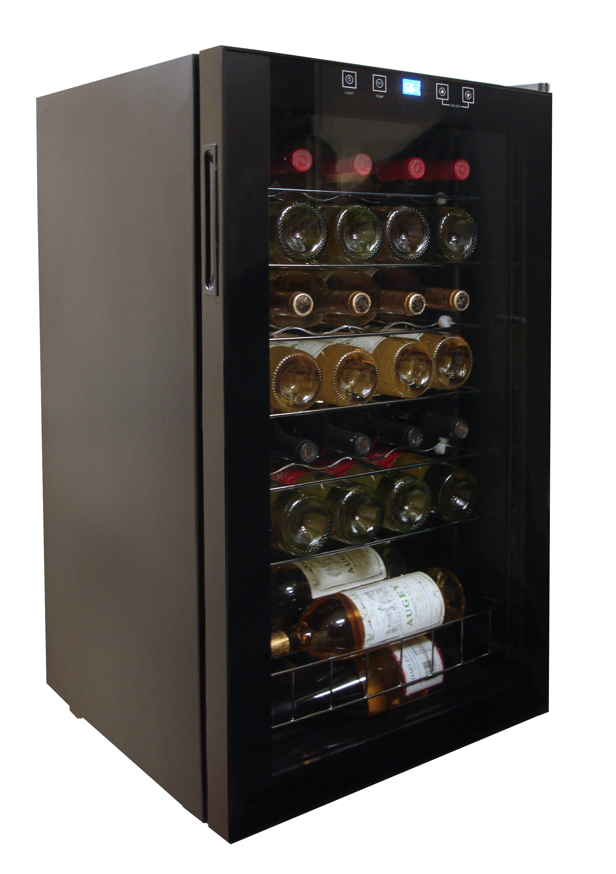Vinotemp 34 Bottle Touchscreen Wine Cooler Walmart Com Walmart Com