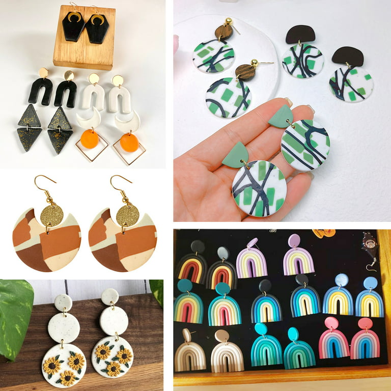 Beginners Diy Clay Earrings Kit Polymer Clay Earring Jewelry Making Kit For  Diy Home Decor Easy Craft Project Create It Yourself - Jewelry Making Kits  - AliExpress
