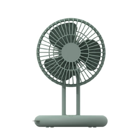 

2000MAh Battery Operated Fan USB Fan with 3 Speeds Table Fan-Green
