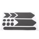 thumbnail image 2 of 1 Set of Bicycle Frame Protection Sticker Bike Frame Protection Tape Bike Frame Guard Sticker, 2 of 4