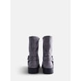 thumbnail image 6 of Weekend Academy Girls Faux Suede Moto Boots, 6 of 7