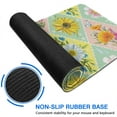 thumbnail image 6 of Long Mouse Pads for Desk,Pioneer Flower Floral Print Pattern Desk Mats on Top Of Desks, Desk Mouse Pad Extra Large with 3mm Non-Slip Base and Stitched Edge for Gaming,Office,Work,Home 47.3"x23.6", 6 of 6