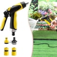 thumbnail image 2 of Buse de Laveuse Haute Pression, Tête de Pulvérisation Rotative, Vaporisateur d'Eau de Jardin, Buse Réglable Rotative Pistolet à Eau à Haute Pression Portatif Vaporisateur Polyvalent Robuste pour Cour Jardin Arrosage Voiture, Jaune, 2 of 8