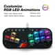 thumbnail image 5 of Mini mando Fight Stick SOCD Arcade Stick Teclado RGB Cherry Switch para PC/Android/PS4/Switch, 5 of 9