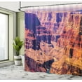 thumbnail image 5 of Ambesonne American Shower Curtain, Grand Canyon View USA, 69"Wx75"L, Brown, 5 of 5