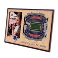 thumbnail image 1 of YouTheFan 9024477 NFL New England Patriots 3D StadiumViews Picture Frame - Gillette Stadium, 1 of 1