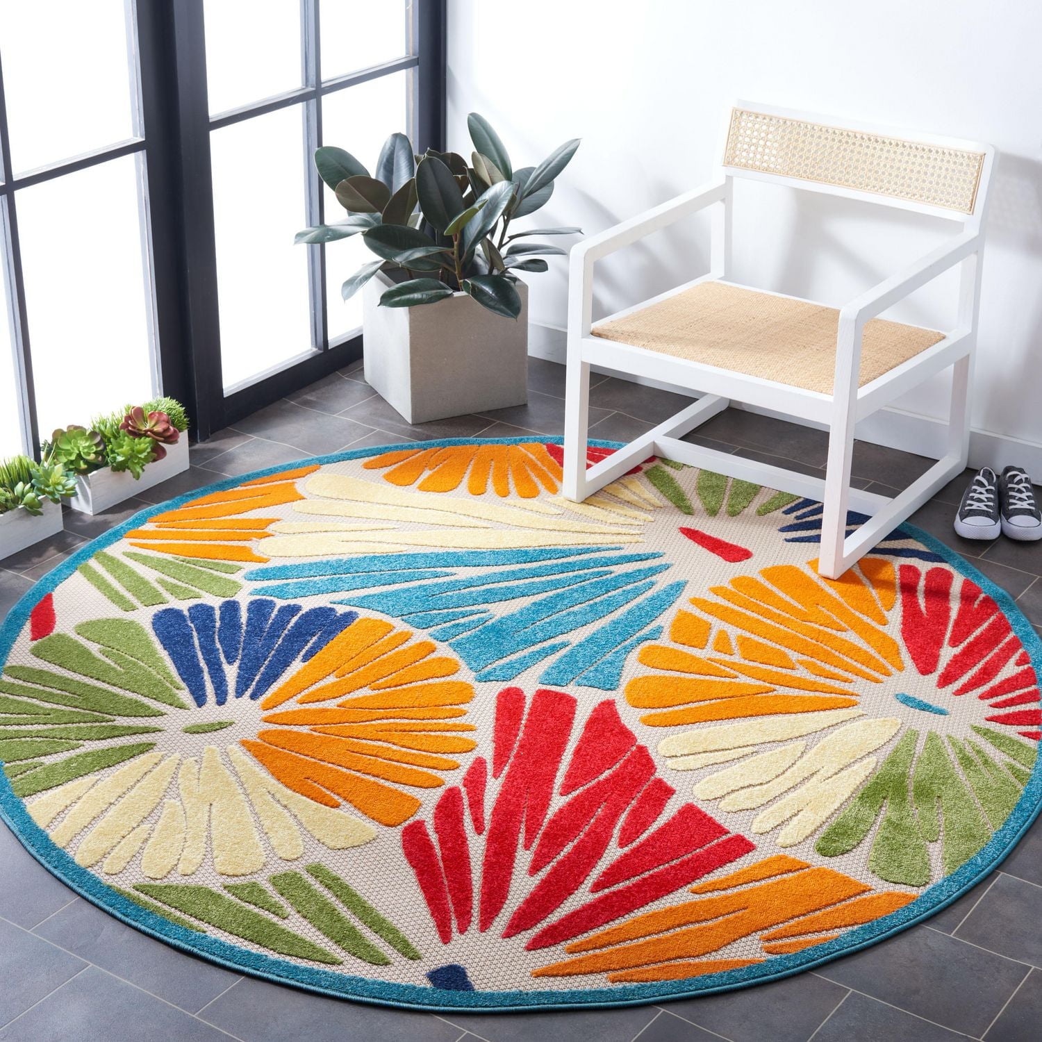Safavieh Cabana Regis Floral Outdoor Area Rug