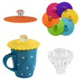thumbnail image 6 of Blarkrus Sile Cup Lid Glass Drink Cover Anti-dust Coff Seal g S3D3 Lid, 6 of 9