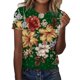 thumbnail image 1 of Gibobby Playera Manga Corta para Mujer Camiseta Mujer Casual Y Cómoda Con Cuello Redondo Y Camiseta Estampada Manga Corta(Verde,M), 1 of 3