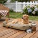 thumbnail image 5 of Cama rectangular impermeable y antideslizante para perros, suave y cómoda, para perros pequeños y gatos de menos de 25 kg, para interiores y exteriores, acogedora y cómoda, de tela., 5 of 6