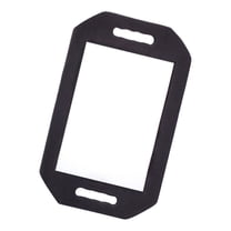 WHAMVOX Square Makeup Mirror Single-Sided Toilet Glass Handheld Mirror Frame for Home Women Salon Black