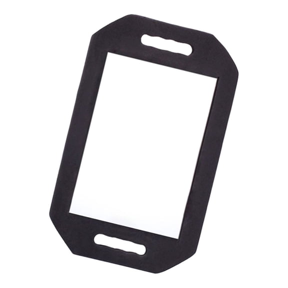 WHAMVOX Square Makeup Mirror Single-Sided Toilet Glass Handheld Mirror Frame for Home Women Salon Black