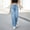 Light Blue wide leg jeans high waist a1, variant on Cagogo Women's Wide Leg High Waisted Jeans Casual Loose Flowy Long Pants Streetwear Trousers Travel Basic Beach Lounge, Gray XL
