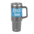 thumbnail image 2 of Termo de Acero Inoxidable EKCO 1 L con Asa y Popote Negro, 2 of 4