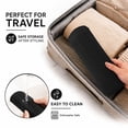 thumbnail image 6 of Heat Resistant Silicone Mat Pouch for Flat Iron Storage, Curling Iron,Hair Straightener,Hair Curling Wands,Hot Hair Tools travel accessory (Black), 6 of 7