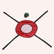 thumbnail image 5 of Juego interactivo de lanzar y atrapar pelotas, accesorios, manos y pies, coordinación, equipo Woking Red rojo, 5 of 8