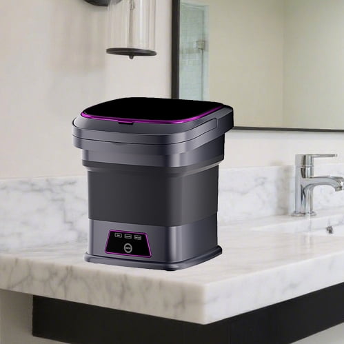 Portable Washing Machine, 13L 3-in-1 Mini Washer Foldable and Dryer with 3 Modes Deep Cleaning, Upgraded Small Collapsible Laundry for Travel, Home, Apartment, Hotel and camping