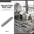 thumbnail image 4 of 150pcs Wire Shelf Cover Dishwasher Rack Tip Prevent Sharp Objects Grey, 4 of 8