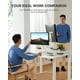 thumbnail image 3 of Soporte Doble Monitor HUANUO Blanco con Brazo Totalmente Ajustable para Pantallas de 13 a 32 Pulgada, 3 of 7