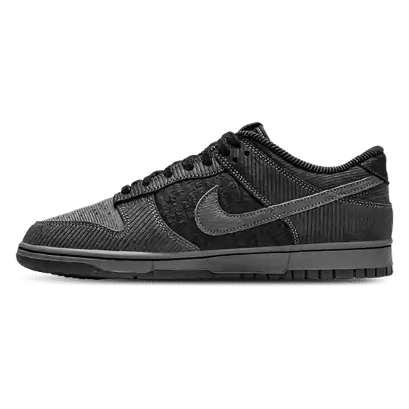 NIKE MENS Dunk Low Retro Premium "Black Corduroy" IB7746 001 IB7746 001 from Stadium Goods