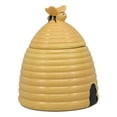 thumbnail image 5 of Rustic Wildlife Busy Honey Bumblebee Bee Hive Beehive Ceramic Cookie Jar 8"Tall, 5 of 6