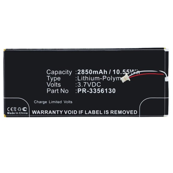 Batteries N Accessories BNA-WB-P5160 Tablets Battery - Li-Pol, 3.7V, 2850 mAh, Ultra High Capacity Battery - Replacement for HP PR-3356130 Battery
