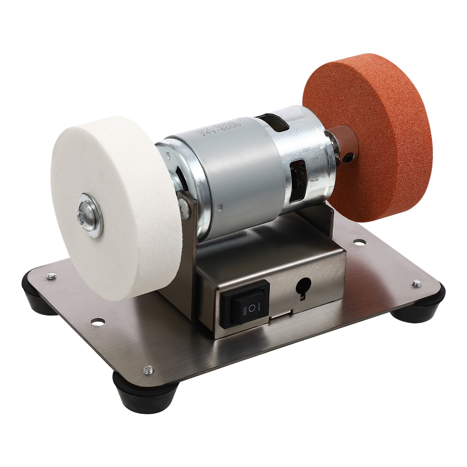 DENEST Electric Benchtop Grind Sander Adjustable Variable Speed Table Grinding Machine