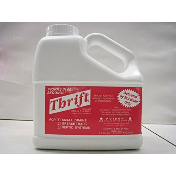 THRIFT T600 Alkaline Based 6 lb. Granular Drain Cleaner by Thrift