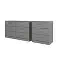 thumbnail image 4 of Kappesberg Foster Gray 2-Piece Dresser and Chest Set – 50.4"W Modern Storage - for Adults and Teens, 4 of 7