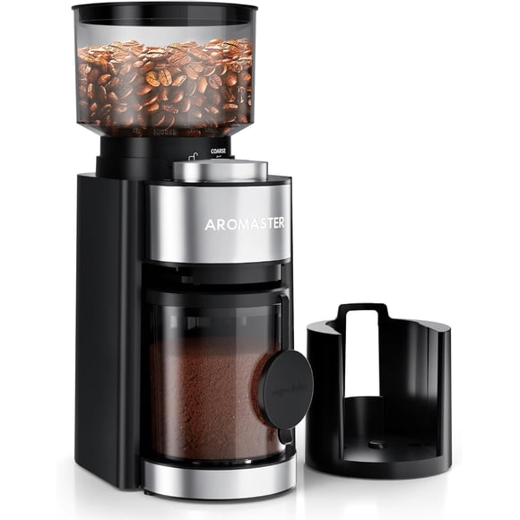 Aromaster Molinillo de café eléctrico con 25 posiciones de molido