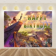 New Lion King Theme Party Decoration Photography Children's Birthday Background Decoration