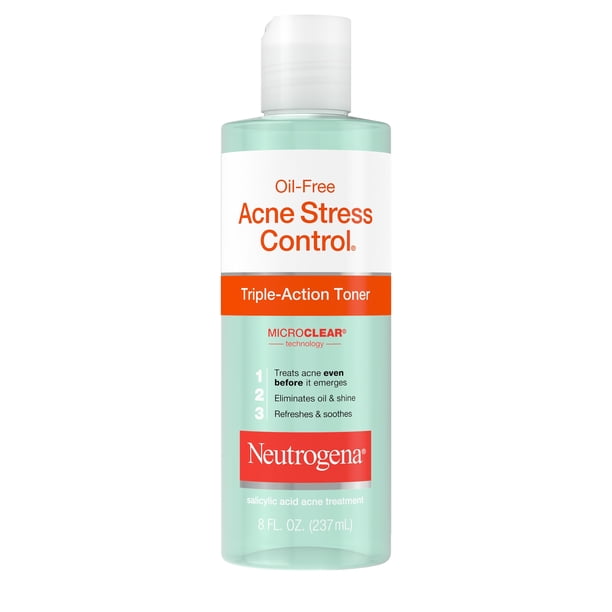 Neutrogena Soothing Salicylic Acid Facial Toner Oily Skin, 8 fl oz