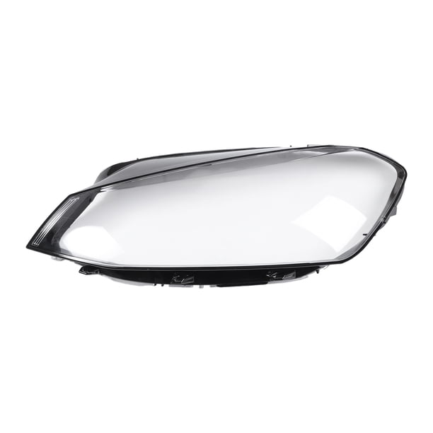 Cubierta de Lente de Faro Unique Bargains Cubierta de Lente Claro No.5GM941005 para VW Golf 7 2014-2017 Negro, Claro PC 1 Pc Frontal Izquierdo