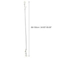thumbnail image 2 of Unique Bargains 1 Pc Crossbody Handbag Strap for Office White PU Metal, 2 of 5