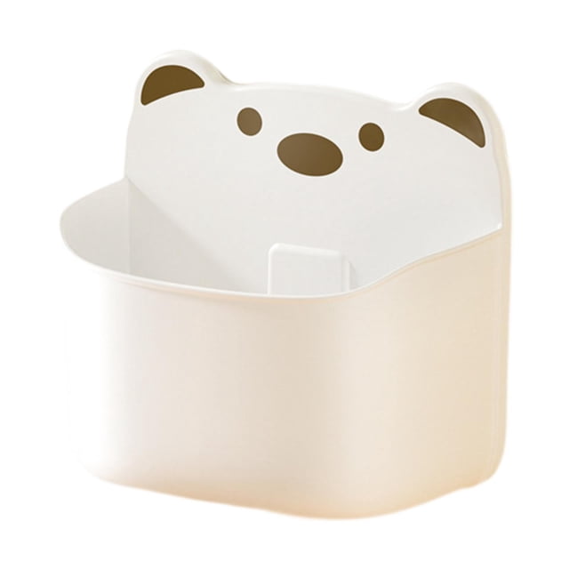 Organizador de pared para cocina, soporte para contenedores de almacenamiento, montaje adhesivo o para gabinete de escritorio, fregadero Blanco 159 x 85 x 148 cm