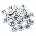 thumbnail image 6 of Aspire ABS Number ID Tags Keychains, Numbered Key Rings, Metal Key Tag Set, Pack of 50, Black 1 to 50, 6 of 6