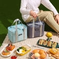 thumbnail image 5 of Naievear Bolsa de almuerzo impermeable de gran capacidad con aislamiento de tela Oxford lonchera térmica para el trabajo (hy), 5 of 5