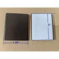 thumbnail image 3 of Elysian 4 Pieces of Door Corner Seals Pads to The Bottom of Your Exterior Doors to Keep Out the Winter Cold & Summer Heat Door Weatherstripping (Dark Brown), 3 of 3