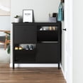 Mainstays 4 Bin Shoe Storage Cabinet, Black - Walmart.com