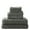 Grey, variant on Blue Nile Jacquard/ Solid Cotton 6-Piece Faded Towel Set, Sage