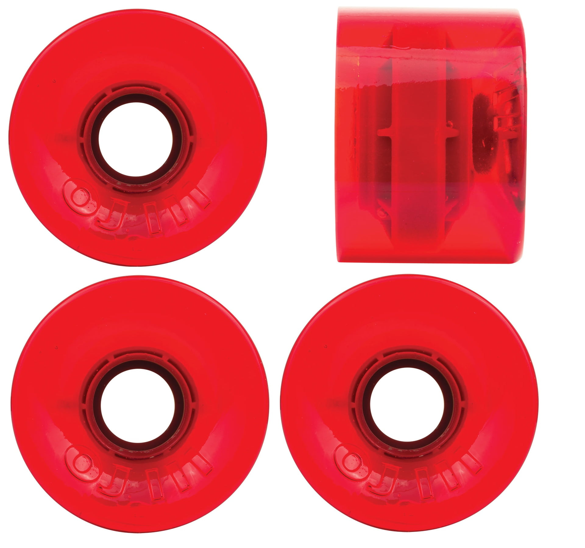 OJ 60mm Hot Juice Trans Red 78a Skateboard Wheels