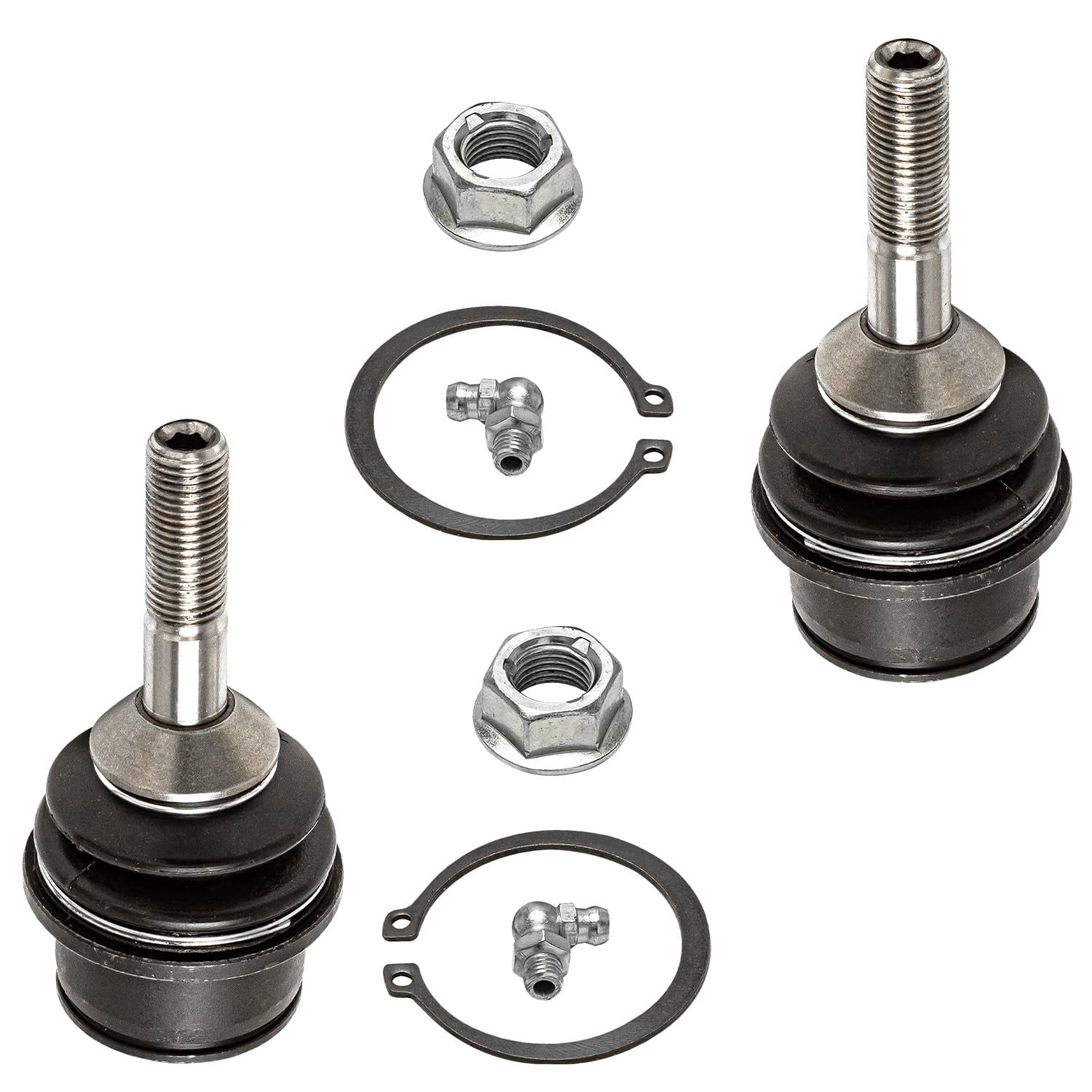 Detroit Axle - Front End 12pc Suspension Kit for Ford Crown Victoria Grand Marquis Town Car 2003-2011, 2 Upper Control Arms 2 Lower Ball Joints Inner Outer 4 Tie Rods 2 Boots 2 Sway Bars Replacement