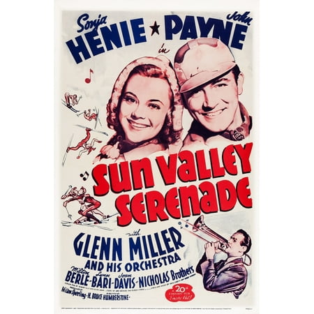 20th Century French Art - Sun Valley Serenade Us Poster Art From Top Sonja Henie John Payne Glenn Miller 1941 Tm And Copyright 20Th Century Fox Film Corp All Rights ReservedCourtesy Everett Collection Movie Poster Masterprint