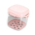 thumbnail image 2 of Denture Cleaner Case Bathing, Cleaning, and Soaking Soak Container False Storage Pink, 2 of 9
