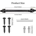 thumbnail image 3 of Self Closing Gate Spring Hardware Adjustable Metal Spring Closure For Light To Heavy Duty Wooden Gates Door Fence Black Garden Gate Closer For Wooden, 3 of 5