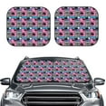 thumbnail image 6 of Lsque Hawaii Palms 2 PCS Windshield Sun Shade | CarFoldable Window Covers | Car Accessories Reflect UV for Universal Cars SUV Truck | Medium, 6 of 7