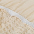 thumbnail image 4 of Homore 1 Piece Sofa Slipcover with Pleated Ruffled Skirt Washable High Stretch Durable Furniture Protector,2 Seater,Cream, 4 of 13